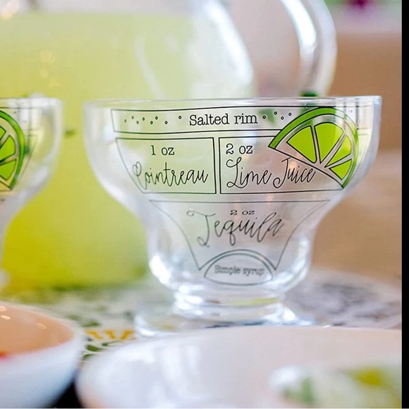 Other - NWOT Margarita recipe glass ✨